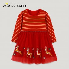 Платье для девочки хлопок 0.2кг Aosta Betty, zak119-1445