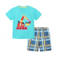 Комплект для мальчика футболка и шорты хлопок 0.2кг Aosta Betty, zak119-2025
