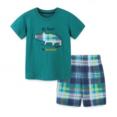 Комплект для мальчика футболка и шорты хлопок 0.2кг Aosta Betty, zak119-2085