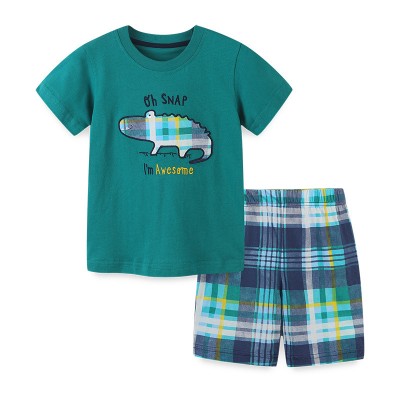 Комплект для мальчика футболка и шорты хлопок 0.2кг Aosta Betty, zak119-2085
