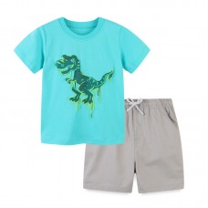 Комплект для мальчика футболка и шорты хлопок 0.2кг Aosta Betty, zak119-2109