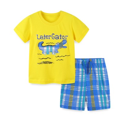 Комплект для мальчика футболка и шорты хлопок 0.2кг Aosta Betty, zak119-2087