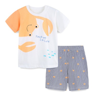 Комплект для мальчика футболка и шорты хлопок 0.2кг Aosta Betty, zak119-2057