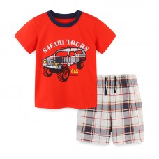Комплект для мальчика футболка и шорты хлопок 0.2кг Aosta Betty, zak119-2072