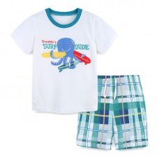 Комплект для мальчика футболка и шорты хлопок 0.2кг Aosta Betty, zak119-2049