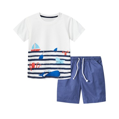 Комплект для мальчика футболка и шорты хлопок 0.2кг Aosta Betty, zak119-2200