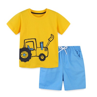 Комплект для мальчика футболка и шорты хлопок 0.2кг Aosta Betty, zak119-2106