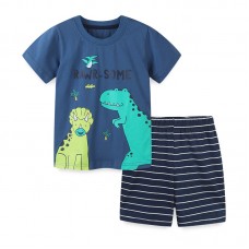 Комплект для мальчика футболка и шорты хлопок 0.2кг Aosta Betty, zak119-2078