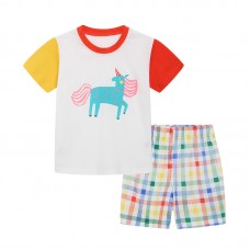 Комплект для мальчика футболка и шорты хлопок 0.2кг Aosta Betty, zak119-2227