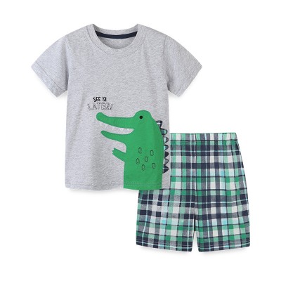Комплект для мальчика футболка и шорты хлопок 0.2кг Aosta Betty, zak119-2086