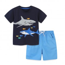 Комплект для мальчика футболка и шорты хлопок 0.2кг Aosta Betty, zak119-2107