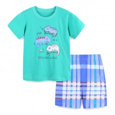 Комплект для мальчика футболка и шорты хлопок 0.2кг Aosta Betty, zak119-2051
