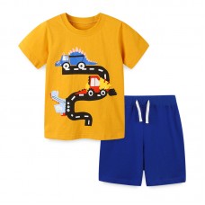 Комплект для мальчика футболка и шорты хлопок 0.2кг Aosta Betty, zak119-2203