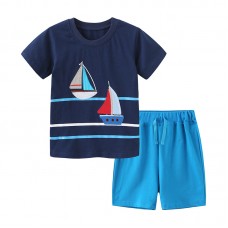 Комплект для мальчика футболка и шорты хлопок 0.2кг Aosta Betty, zak119-2206