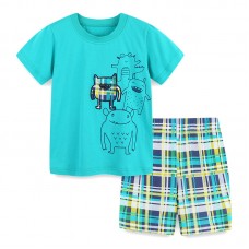 Комплект для мальчика футболка и шорты хлопок 0.2кг Aosta Betty, zak119-2053