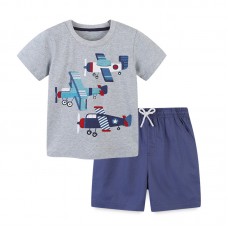 Комплект для мальчика футболка и шорты хлопок 0.2кг Aosta Betty, zak119-2103