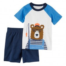 Комплект для мальчика футболка и шорты хлопок 0.2кг Aosta Betty, zak119-2019