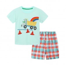 Комплект для мальчика футболка и шорты хлопок 0.2кг Aosta Betty, zak119-2229