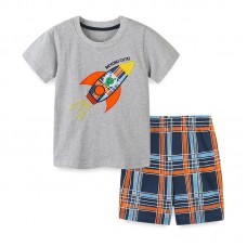 Комплект для мальчика футболка и шорты хлопок 0.2кг Aosta Betty, zak119-2089
