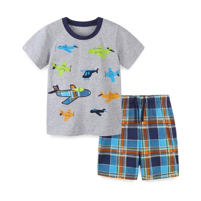 Комплект для мальчика футболка и шорты хлопок 0.2кг Aosta Betty, zak119-2093