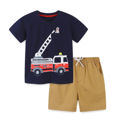 Комплект для мальчика футболка и шорты хлопок 0.2кг Aosta Betty, zak119-2101