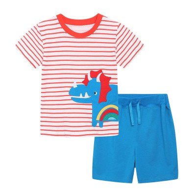 Комплект для мальчика футболка и шорты хлопок 0.2кг Aosta Betty, zak119-2220