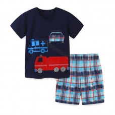 Комплект для мальчика футболка и шорты хлопок 0.2кг Aosta Betty, zak119-2077