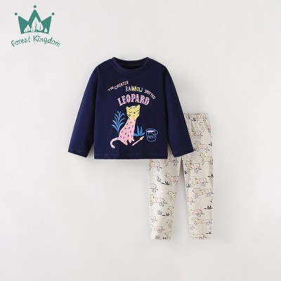 Комплект для девочки штаны и лонгслив хлопок 0.3кг Forest kingdom, zak123-2115006