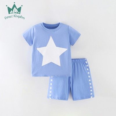 Комплект для мальчика шорты и футболка хлопок 0.3кг Forest kingdom, zak123-211741