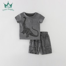 Комплект для мальчика шорты и футболка хлопок 0.3кг Forest kingdom, zak123-210225