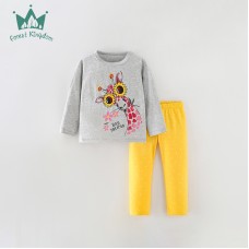 Комплект для девочки штаны и лонгслив хлопок 0.3кг Forest kingdom, zak123-2115002