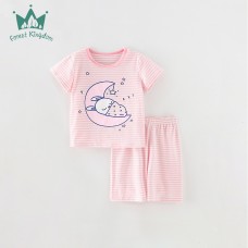Комплект для девочки шорты и футболка хлопок 0.3кг Forest kingdom, zak123-210259