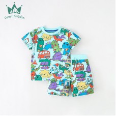 Комплект для мальчика шорты и футболка хлопок 0.3кг Forest kingdom, zak123-211713