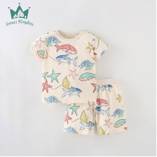 Комплект для мальчика шорты и футболка хлопок 0.3кг Forest kingdom, zak123-211716