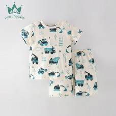 Комплект для мальчика шорты и футболка хлопок 0.3кг Forest kingdom, zak123-210231