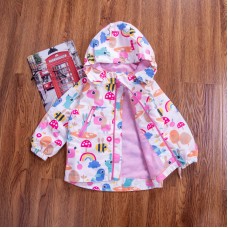 Куртка детская для девочки c капюшоном и подклад шелк TopNav, z135-201904-05