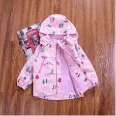 Куртка детская для девочки c капюшоном и подклад шелк TopNav, z135-201904-07