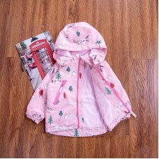 Куртка детская для девочки c капюшоном и подклад флис TopNav, z135- 201904-08
