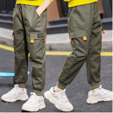 Штаны для мальчика пояс и низ штанины на резинке хлопок, вес 0.3 кг Jiurong, z164-K19083-02