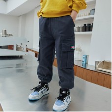 Штаны для мальчика пояс и низ штанины на резинке хлопок вес 0.3кг Jiurong, z164-K21050-02