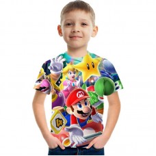 Футболка детская с принтом 3D Super Mario, z175-XCDM-TZ-65