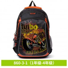 Рюкзак школный 27х20х41см 1-4 класс вес 0.9кг Grizzly, z181-RB-860-3-1
