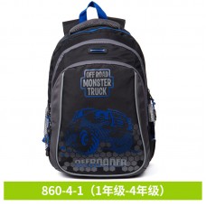 Рюкзак школный 27х20х41см 1-4 класс вес 0.9кг Grizzly, z181-RB-860-4-1