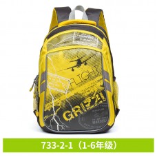 Рюкзак школный 38х18х28см 1-6 класс вес 0.8кг Grizzly, z181-RB-733-2-1