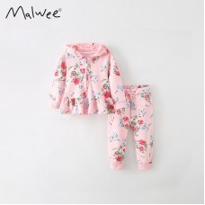 Комплект для девочки кофта и штаны хлопок 0.5кг Malwee, zak184-7899