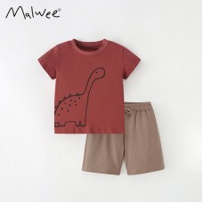 Комплект для мальчика футболка и шорты хлопок 0.3кг Malwee, zak184-9553