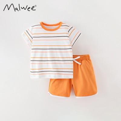 Комплект для мальчика футболка и шорты хлопок 0.3кг Malwee, zak184-8353