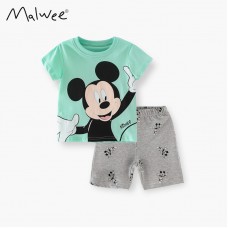 Комплект детский футболка и шорты хлопок 0.3кг Malwee, zak184-6335