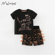 Комплект для мальчика футболка и шорты хлопок 0.3кг Malwee, zak184-8316