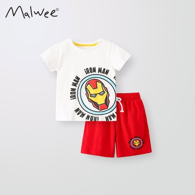 Комплект для мальчика футболка и шорты хлопок 0.3кг Malwee, zak184-8333